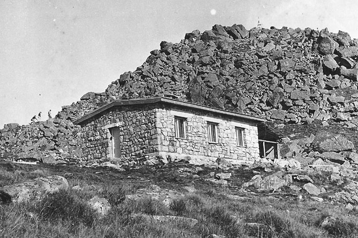 Chopok kamenna chata rok 1950